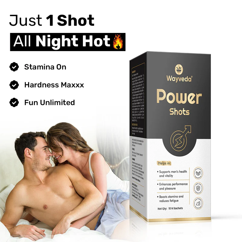 Wayveda Power Shots - Stamina & Performance Booster For Men