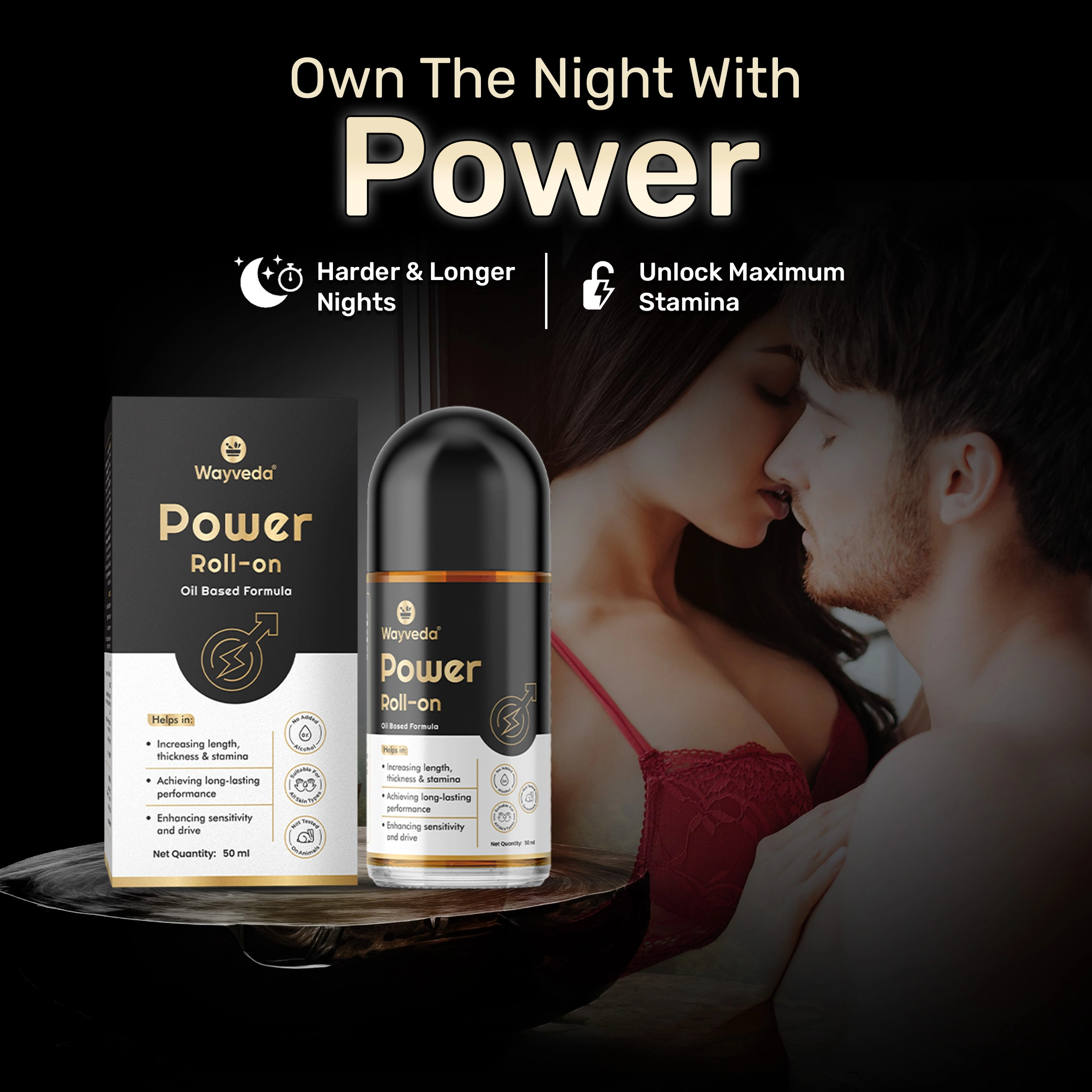 Wayveda Power Roll-On for Men 50ml